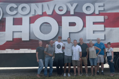 Redman team with Convoy of Hope at Day of Hope